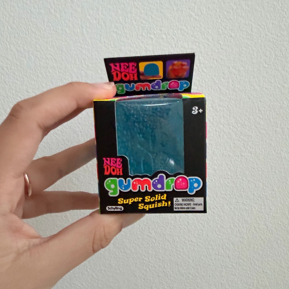 Blue NEEDOH gumdrop